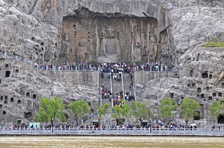 The Longmen Grottoesのeditorial素材