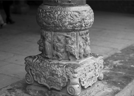 China's famous historical and cultural towns--Henan Yu Shen Zhen Bo Ling Ong Templeの写真素材