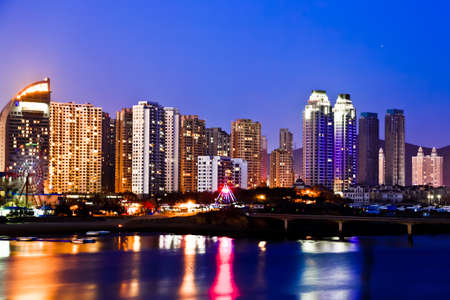 Cityscape Nightの写真素材