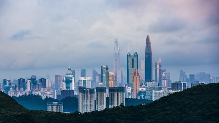 shenzhen cityのeditorial素材
