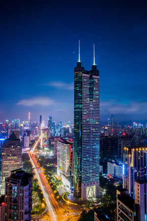 City night sceneのeditorial素材