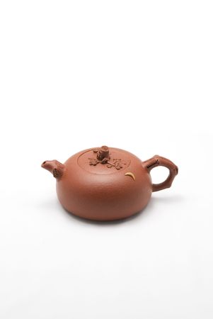 Purple sand Teapot.   This is a picture about purple sand teapot . の写真素材