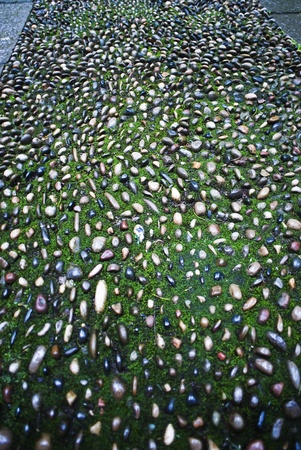 Pebble Roadの写真素材