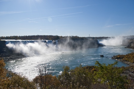Niagara Falls Niagara Falls is the worlds largest falls, one of the most marvelous wonders in North America の写真素材