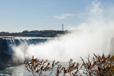 Niagara Falls Niagara Falls is the worlds largest falls, one of the most marvelous wonders in North America の写真素材