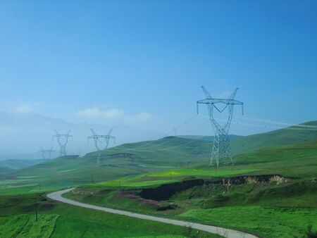 Power lineの写真素材