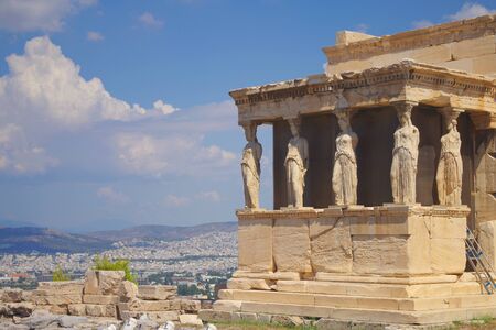 Temple of Athena, Athens, Greeceの写真素材