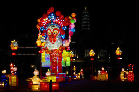 Gubei Water Town Lanternのeditorial素材