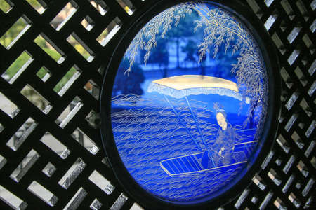 Stocks carved glassのeditorial素材