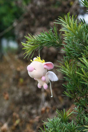 Flying Pigの写真素材