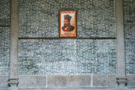 Painting on brick wallのeditorial素材