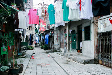 Street in Xiguan, Guangzhouのeditorial素材