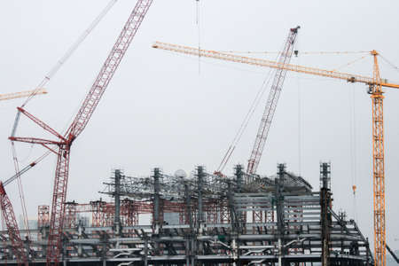 building under constructionの写真素材