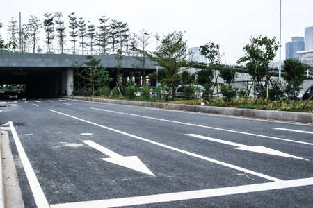 road in the cityのeditorial素材