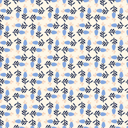 Vector seamless pattern with floral pattern. Boho colors, pastel colors. For printing on fabrics and...