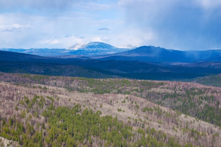 Mount Big Yamantau. The highest point of the Southern Uralsの写真素材