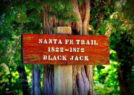 Black Jack Battle Field and Nature Park near Wellsville, Kansasの写真素材