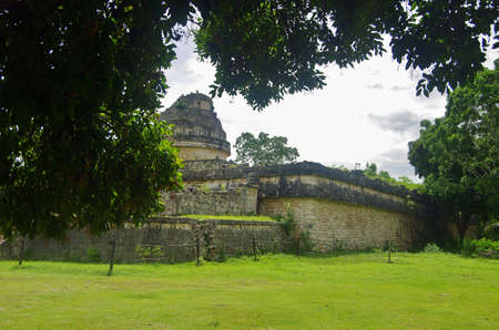 Maya archeological sites in Mexico, ChichÃ©n ItzÃ¡の写真素材