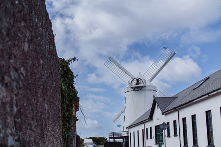 scenic view of Blennerville windmill on The Dingle peninsula in County Kerry, Ireland. high quality photoの写真素材