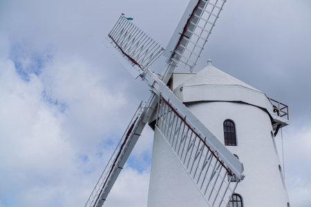 scenic view of Blennerville windmill on The Dingle peninsula in County Kerry, Irelandの写真素材