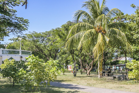 Altagracia Park, Altagracia, Isla de Ometepe, Rivas, Nicaraguaのeditorial素材