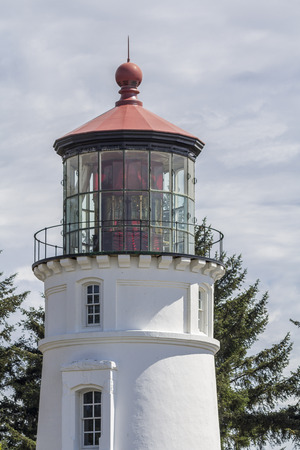 Umpqua River Lighthouse ,tourist atraction,Douglas County,Oregon.USAのeditorial素材