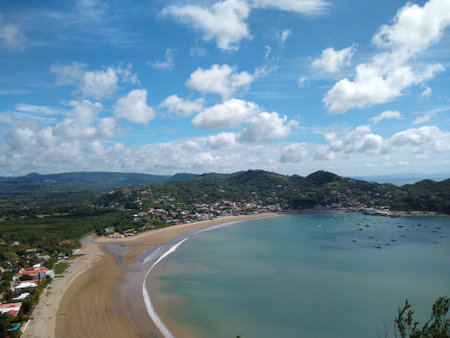 San Juan del Sur bay view from el mirador, Rivas, Nicaragua