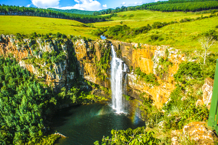 African Waterfallの写真素材