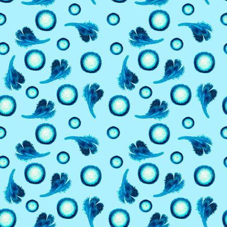 Seamless abstract background with ebru elements. For backgrounds, wrapping paper, packaging, greeting cards, prints, covers, fabric, textiles and moreの写真素材