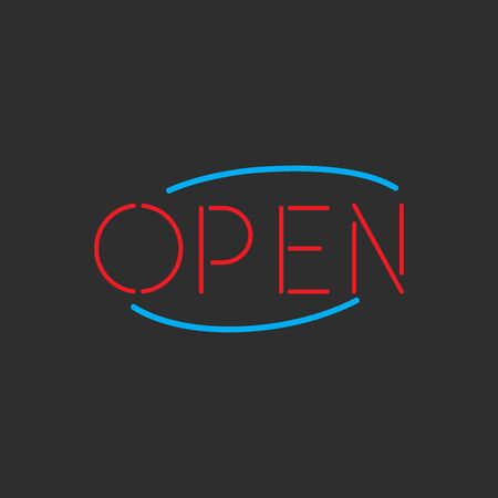 Neon icon, vector illustration design.のイラスト素材