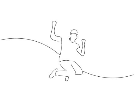 Full length people isolated line drawing, vector illustration design.のイラスト素材