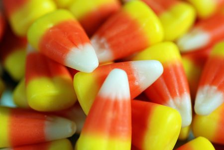 macro corn candyの写真素材