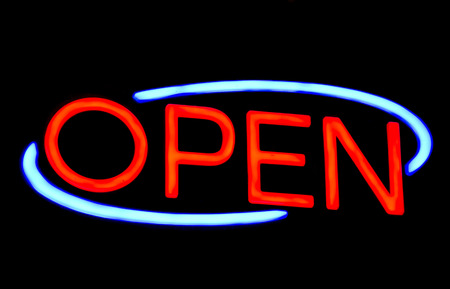 neon bar signの写真素材