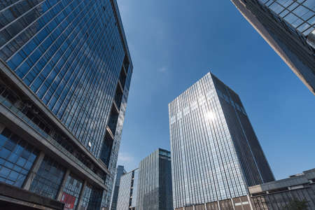 Zhangjiagang Cathay Pacific Financial Plaza Buildingのeditorial素材