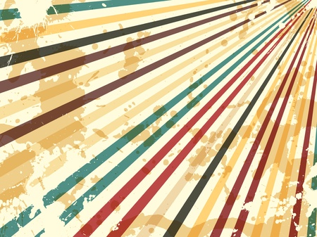 grunge retro background with beams and sparksのイラスト素材