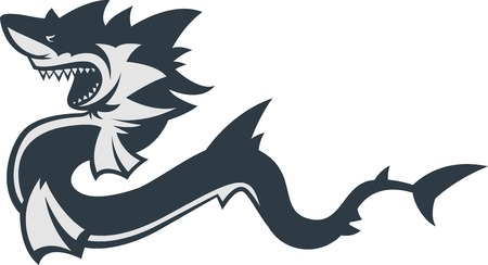 Monster Sharkのイラスト素材