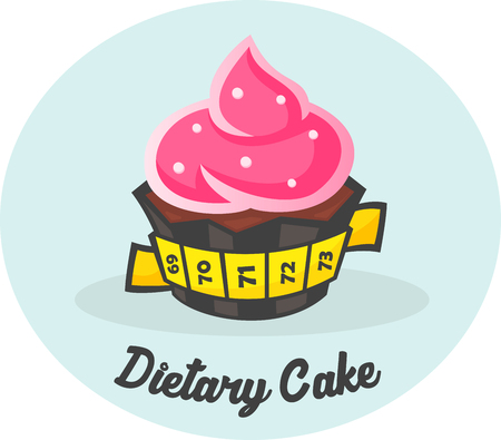Dietary Sweet Cakeのイラスト素材