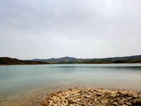 photo picture lake Aoiz Navarra Spainの写真素材