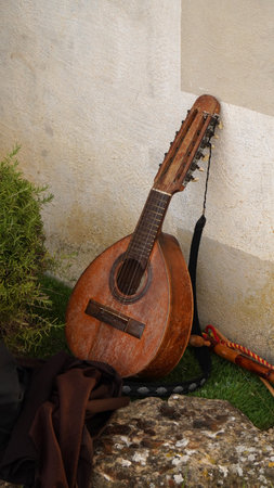 musical instrument: an old twelve-string blast furnace. oldの写真素材