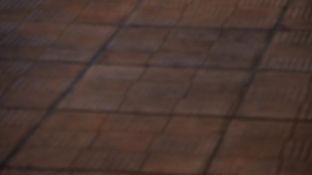 brown background in a wide, deep checkの写真素材