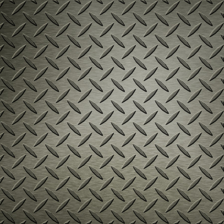 Colored metal list with rhombus shapes and brush plateの写真素材