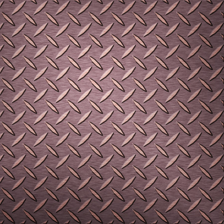 Colored metal list with rhombus shapes and brush plateの写真素材