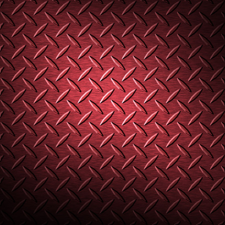 Colored metal list with rhombus shapes and brush plateの写真素材