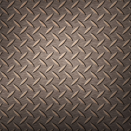 Colored metal list with rhombus shapes and brush plateの写真素材