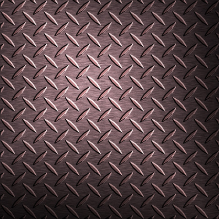 Colored metal list with rhombus shapes and brush plateの写真素材