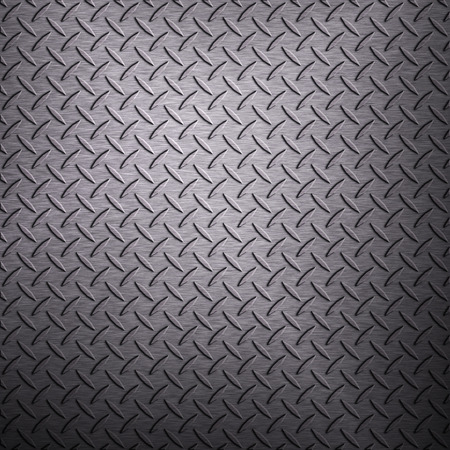 Colored metal list with rhombus shapes and brush plateの写真素材