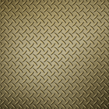 Colored metal list with rhombus shapes and brush plateの写真素材