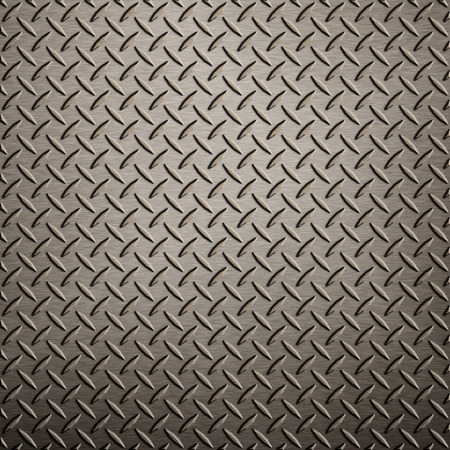 Colored metal list with rhombus shapes and brush plateの写真素材