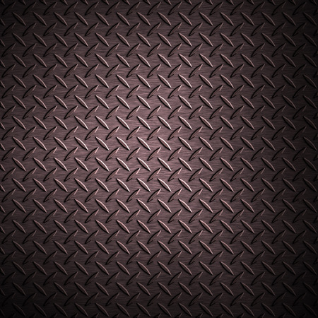 Colored metal list with rhombus shapes and brush plateの写真素材