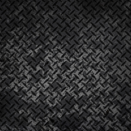 Old iron background. metal texture plate with rhombus shapeの写真素材